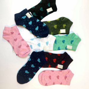 جوراب طرح قلبی